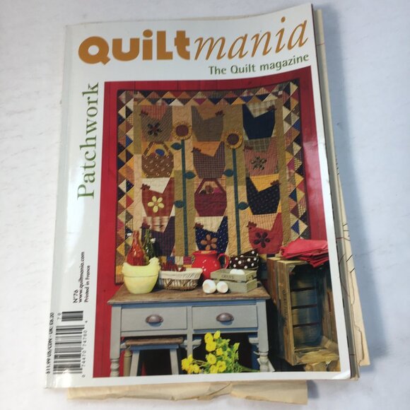 Quiltmania Magazine Issue 76 Patchwork Quilt Patterns Techniques Articles - Picture 1 of 8